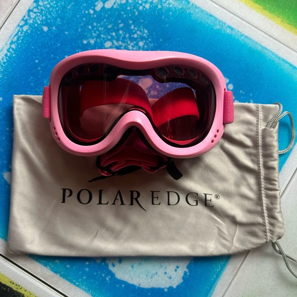 Polar Edge Pink youth Ski Goggles